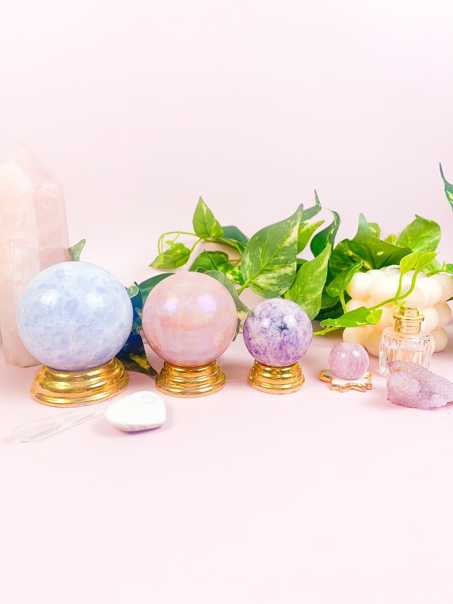 crystal sphere holders