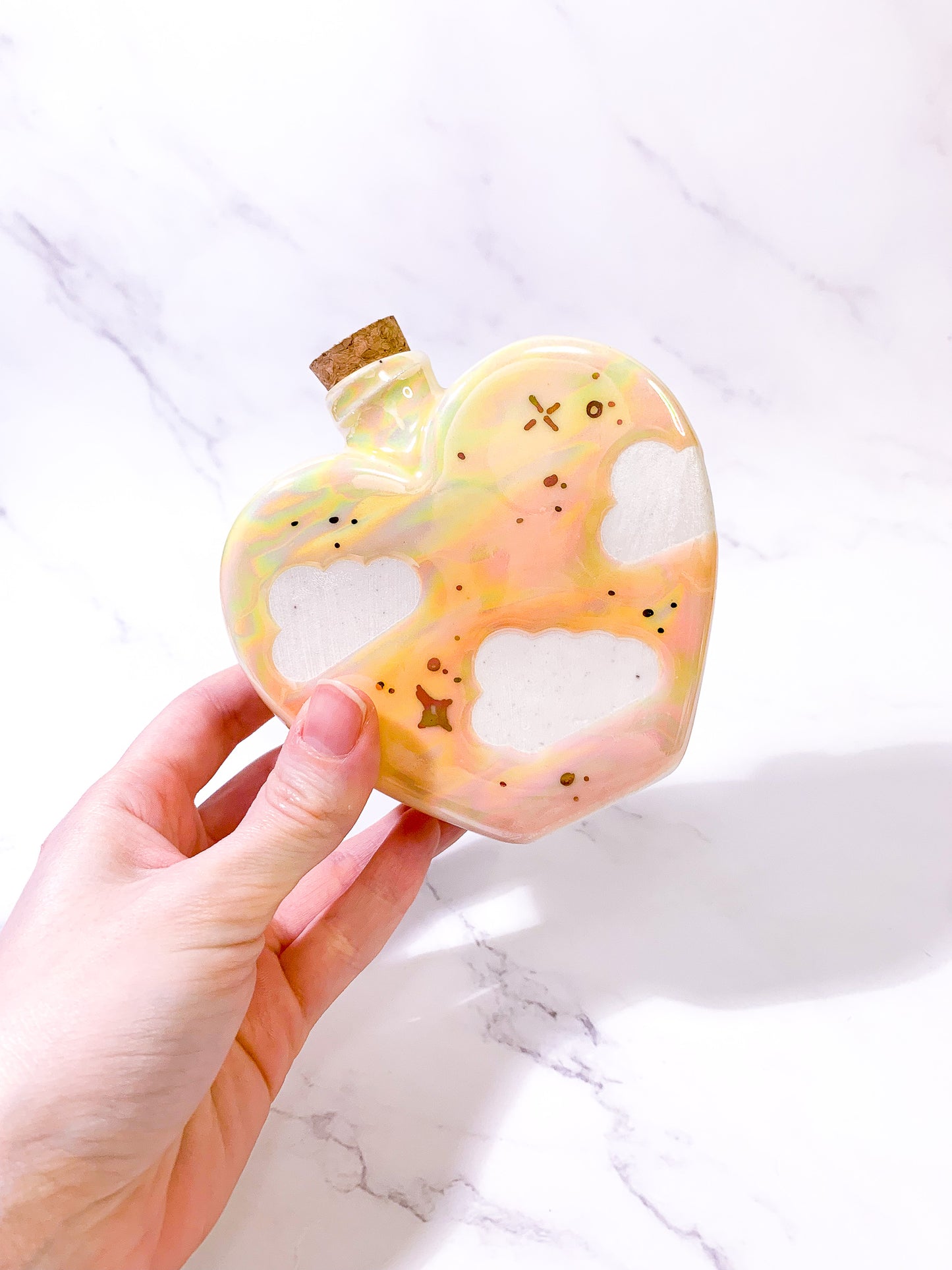 cloudy heart bottles