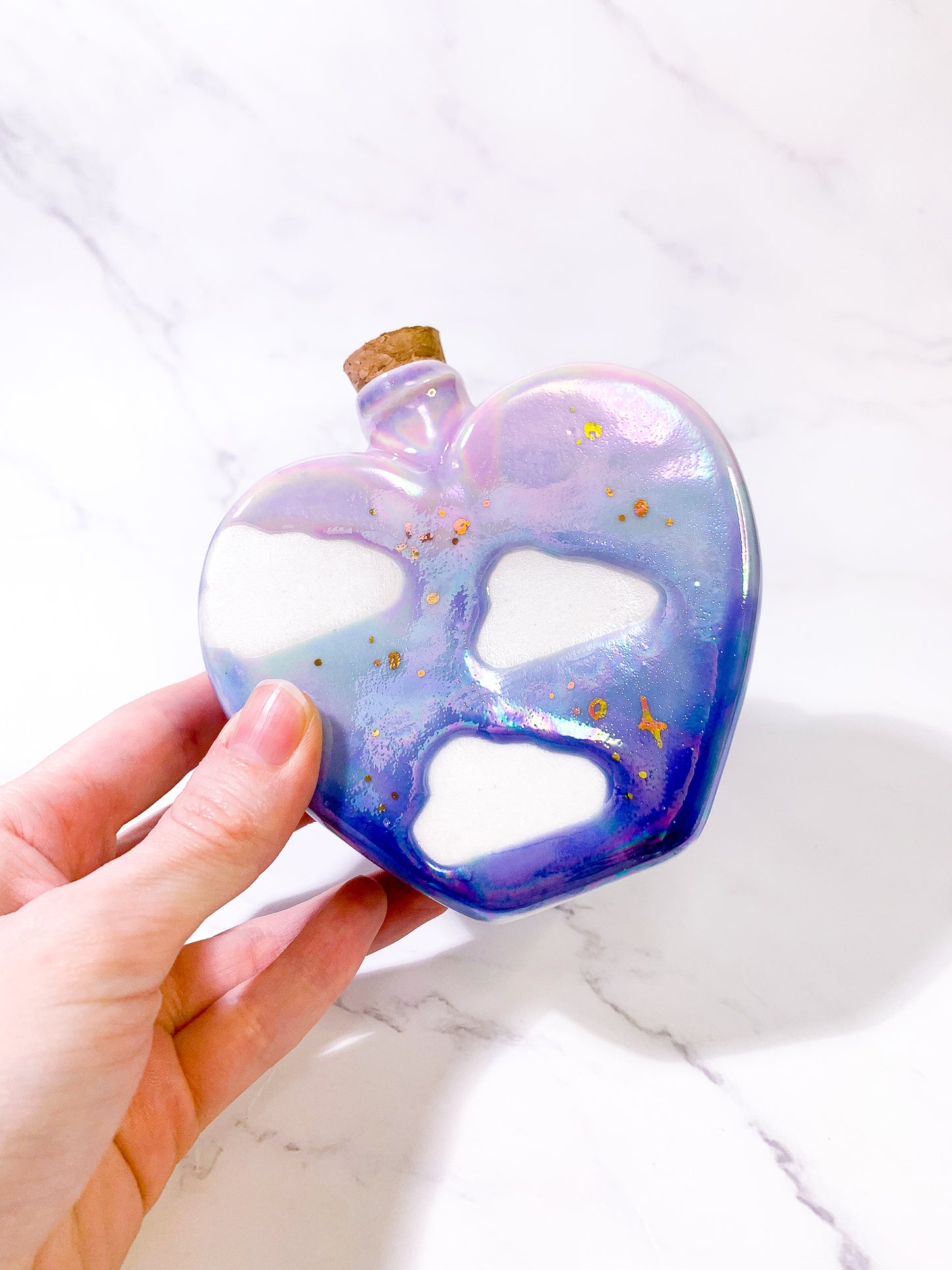 cloudy heart bottles